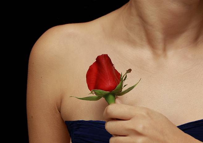 Temporary Rose Tattoo